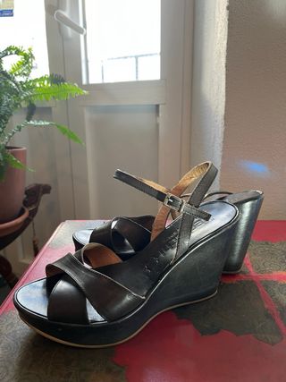 Sandalias Bertuchi Talla 38 Marrón Chocolate