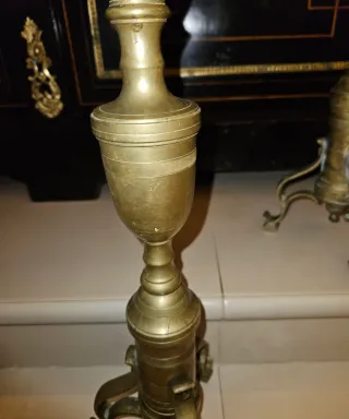 Coppia Candelabri in Ottone