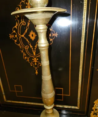 Coppia Candelabri in Ottone