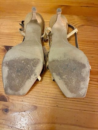 Sandalias tacón Pedro Miralles T37 Piel Serpiente