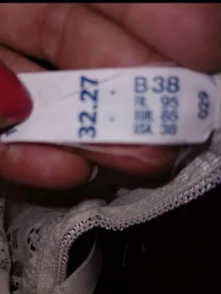 Body de encaje Warner's blanco talla única