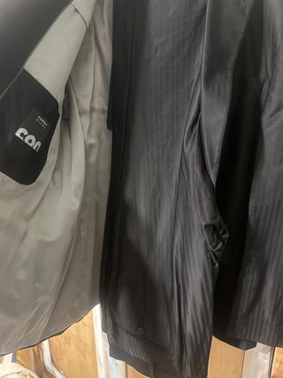 Abito gessato blu taglia XL/52