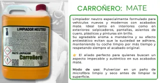 Limpiador Neutro Carroñero Mate 5L ¡ALTA CALIDAD!