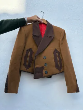 Marsellés Chaqueta Marrón Talla 42