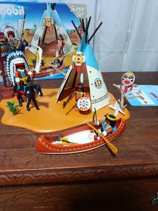 Playmobil Poblado Indio Ref. 4012