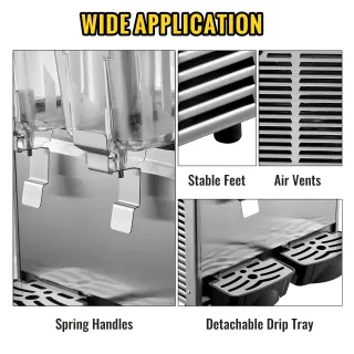 Distributore di Bevande 24L Rubinetto Dispenser