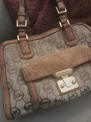 Bolso Michael Kors Vintage Beige/Marrón.