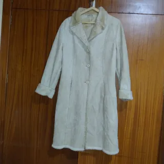 Abrigo beige largo