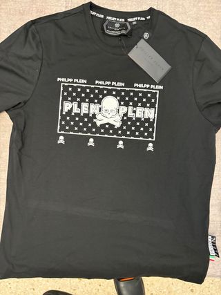 Camiseta Philipp Plein XXL Negra Nueva