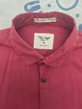 Camisa Cedar Wood State Talla M Burdeos