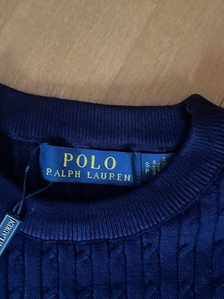 Jersey Polo Ralph Lauren Azul Marino Talla S