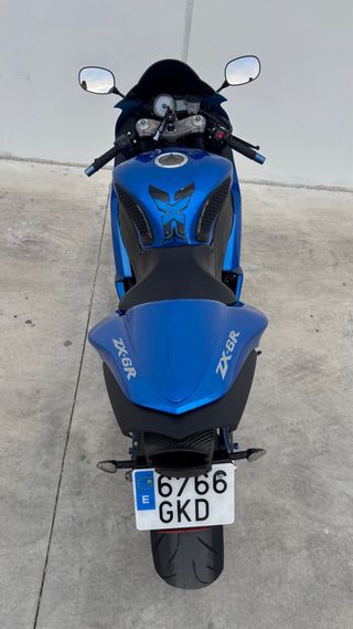 Kawasaki Ninja ZX6R 2008 Azul