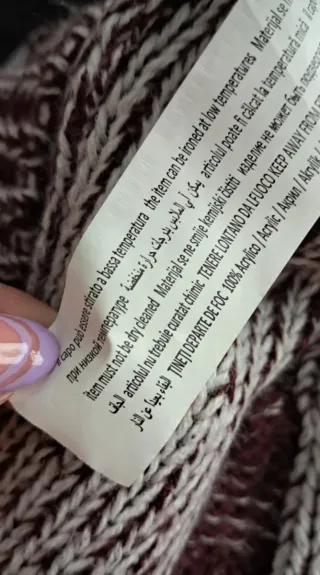 Gonna calda maglia fantasia