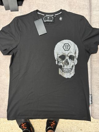 Camiseta Philipp Plein Negra Nueva