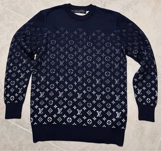 Jersey Louis Vuitton Hombre Azul y Blanco