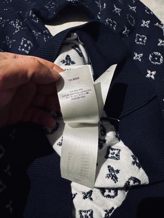 Jersey Louis Vuitton Hombre Azul y Blanco