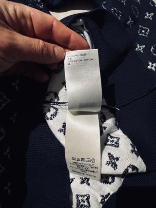 Jersey Louis Vuitton Hombre Azul y Blanco