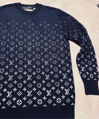 Jersey Louis Vuitton Hombre Azul y Blanco