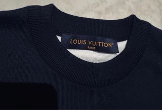 Jersey Louis Vuitton Hombre Azul y Blanco