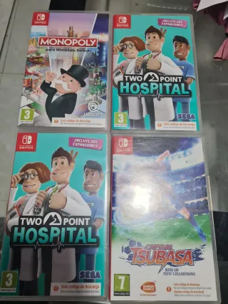 Juegos Nintendo Switch: cajas vacías