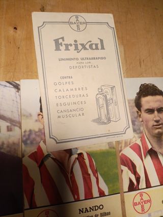 Cromos Futbol Atletico de Bilbao Años 50 Bayer