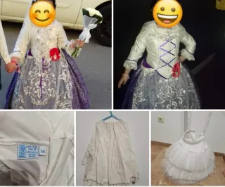 Traje de Fallera Niña 5-7 años