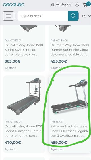 Cinta de correr Cecotec Extreme Track