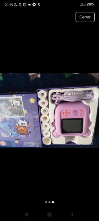 Cámara de fotos instantánea infantil arnssien.