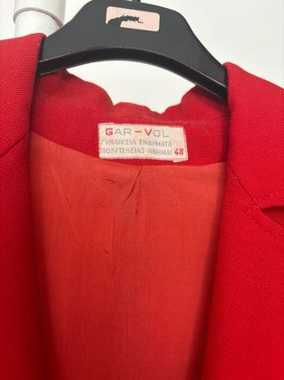 Giacca donna GAR-VOL rossa taglia 48