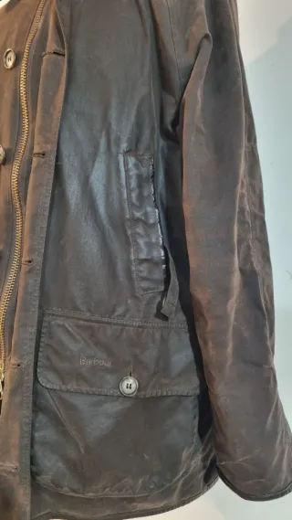Giubbotto vintage Barbour Beauchamp Wax