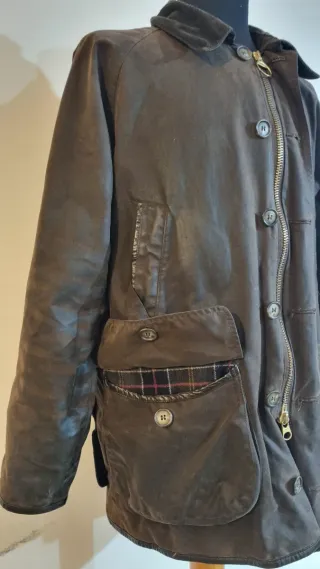Giubbotto vintage Barbour Beauchamp Wax