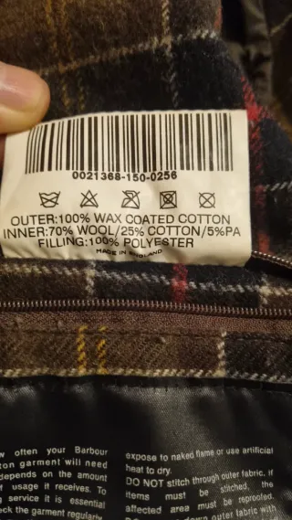 Giubbotto vintage Barbour Beauchamp Wax