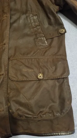 Giubbotto vintage Barbour Beauchamp Wax
