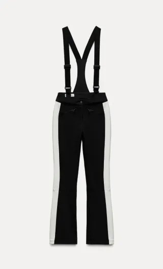 Pantalón de esquí Zara con tirantes