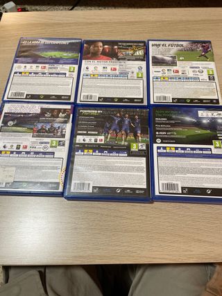 Lote 6 Juegos FIFA PS4