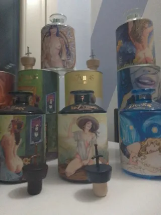 Jrose Tequila e Gin - Bottiglie Vuote con Astuccio