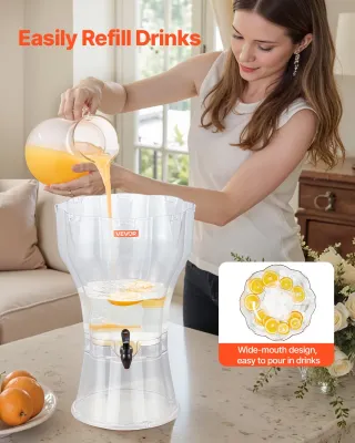 Distributore Bevande 13 L per Feste in Plastica