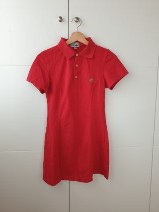 Vestido Polo Lacoste Rojo