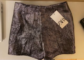 Minifalda pantalón Zara XS