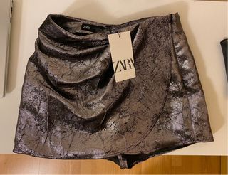 Minifalda pantalón Zara XS
