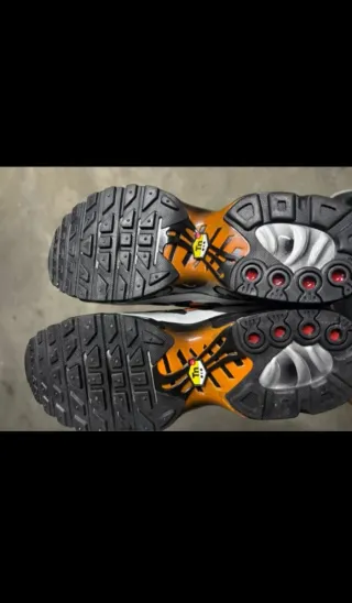 Zapatillas Nike Air Max Plus Gris Naranja