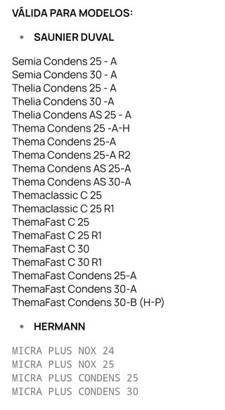 Válvula 3 vías Caldera Saunier  y Herman