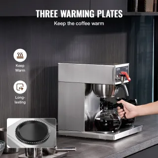 Macchina da Caffè con Filtro Commerciale 12 Tazze