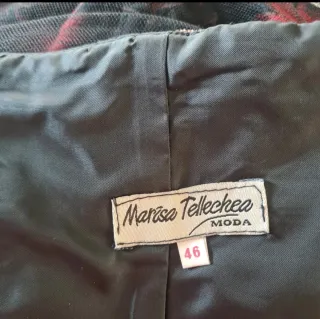 Vestido corpiño y falda talle alto