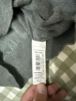 Jersey Álvaro Moreno cremallera XXL verde