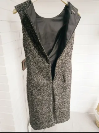 Elegante vestido de invierno