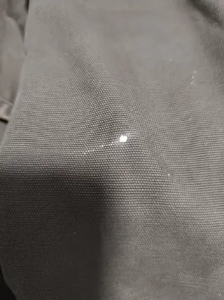 Chaqueta verde militar con capucha talla L