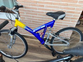 Bicicleta Montaña Number One Quartz Azul/Amarillo