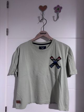 Camiseta Blue Banana verde y multicolor