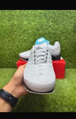 Zapatillas Nike Air Max Plus Gris y Turquesa